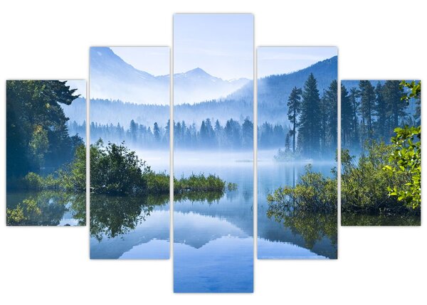 Slika planinskog jezera (150x105 cm)