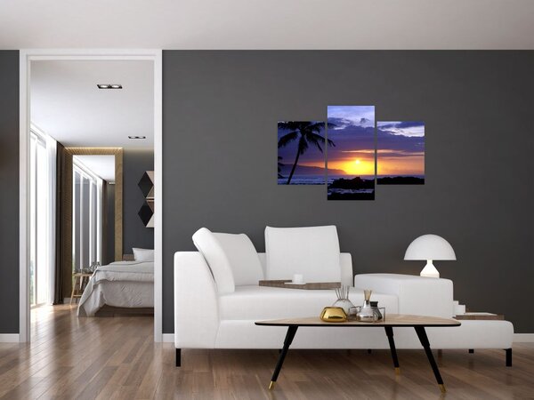 Slika zalaska sunca nad morem (90x60 cm)