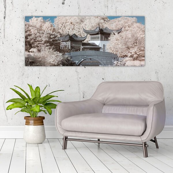 Slika - Cvjetajuća stabla u Aziji (120x50 cm)