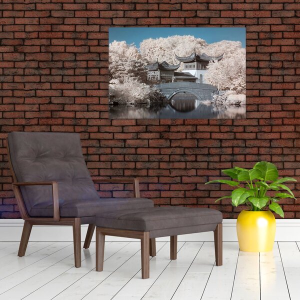 Slika - Cvjetajuća stabla u Aziji (90x60 cm)