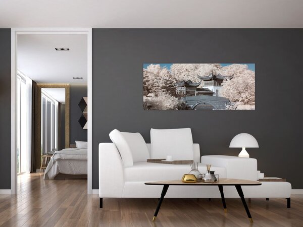 Slika - Cvjetajuća stabla u Aziji (120x50 cm)