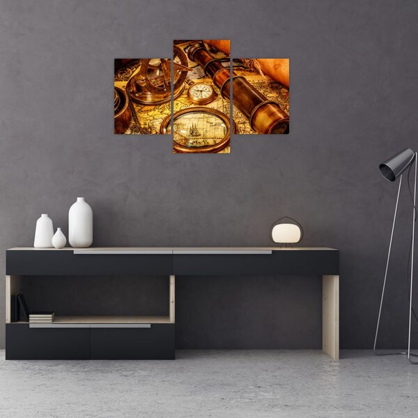 Slika - Povijesna pomagala pomoraca (90x60 cm)
