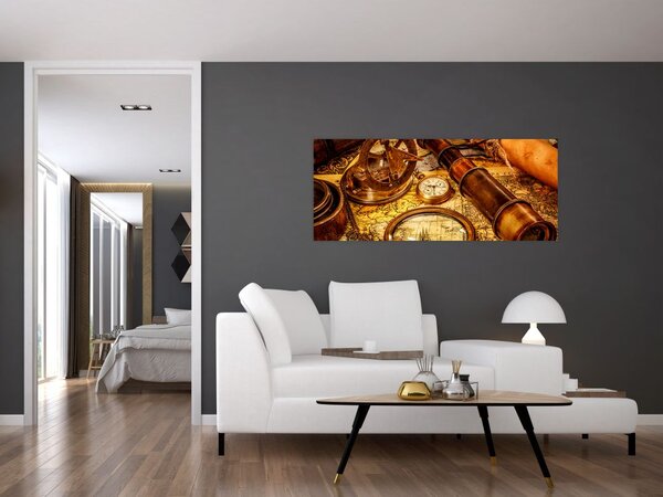 Slika - Povijesna pomagala pomoraca (120x50 cm)