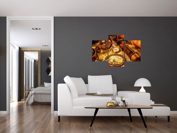 Slika - Povijesna pomagala pomoraca (90x60 cm)