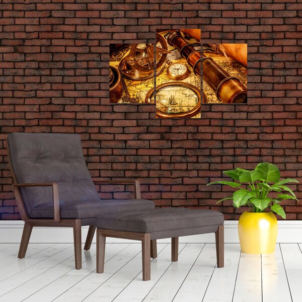 Slika - Povijesna pomagala pomoraca (90x60 cm)