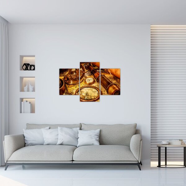 Slika - Povijesna pomagala pomoraca (90x60 cm)