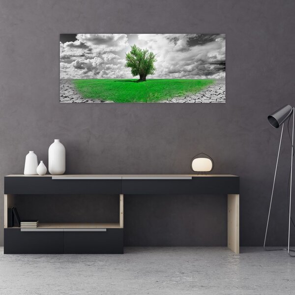 Slika - Djelić prirode u gradu (120x50 cm)