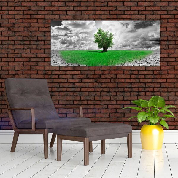 Slika - Djelić prirode u gradu (120x50 cm)