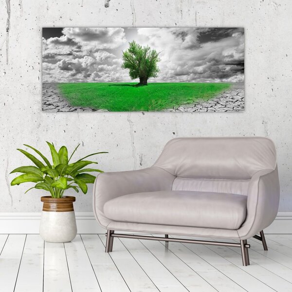 Slika - Djelić prirode u gradu (120x50 cm)