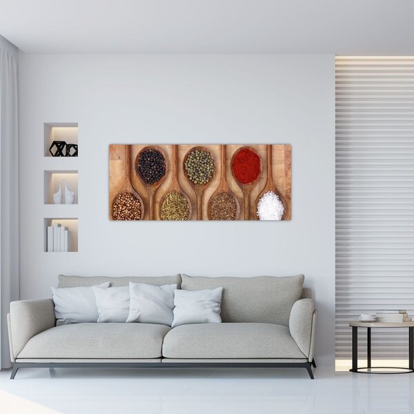 Slika - Žlice sa začinima (120x50 cm)