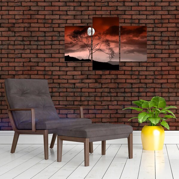 Slika - Mjesec koji osvjetljava noć (90x60 cm)