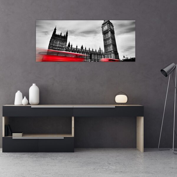 Slika - Londonski Houses of Parliament (120x50 cm)