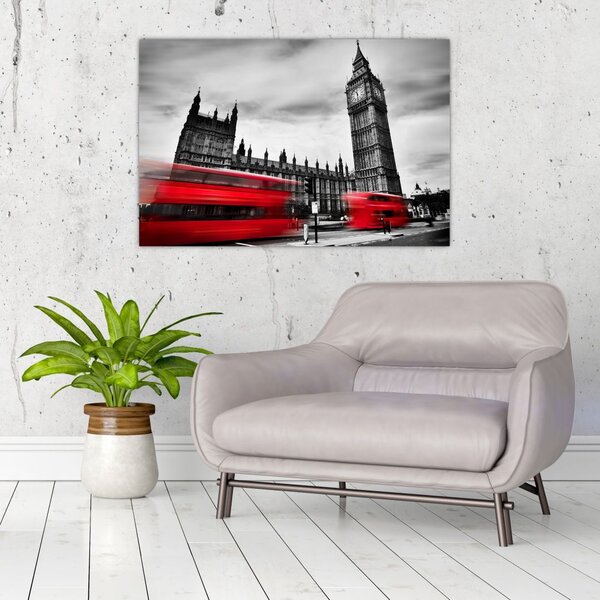 Slika - Londonski Houses of Parliament (90x60 cm)