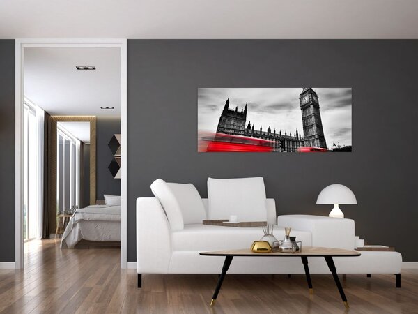 Slika - Londonski Houses of Parliament (120x50 cm)