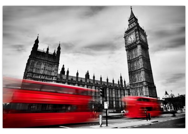 Slika - Londonski Houses of Parliament (90x60 cm)