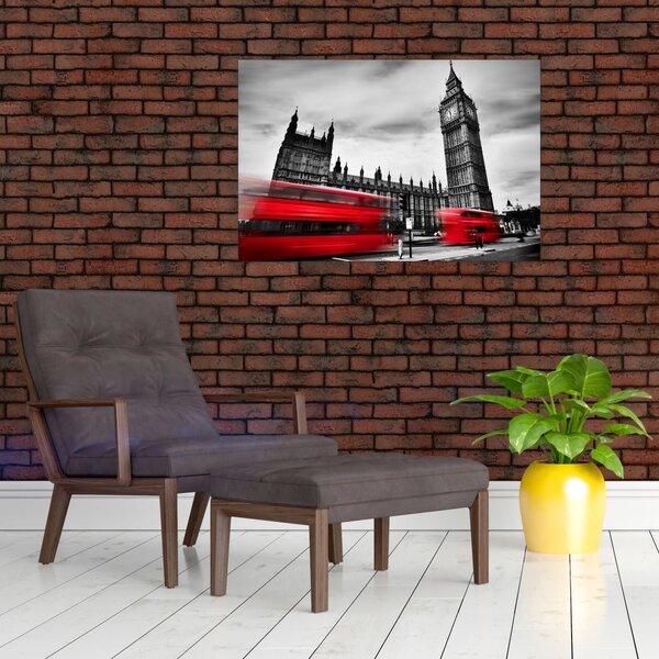 Slika - Londonski Houses of Parliament (90x60 cm)