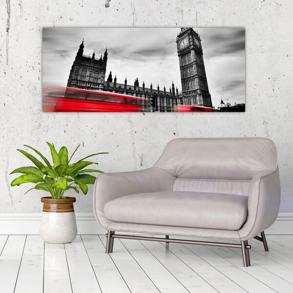 Slika - Londonski Houses of Parliament (120x50 cm)