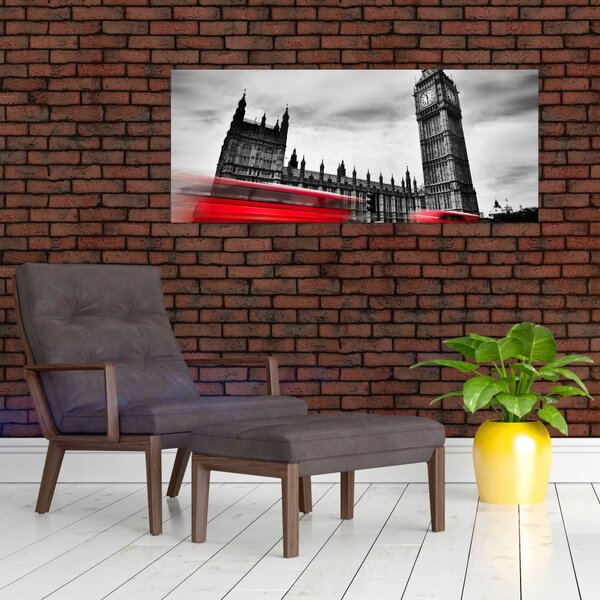 Slika - Londonski Houses of Parliament (120x50 cm)