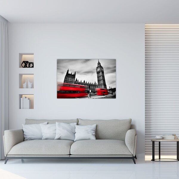 Slika - Londonski Houses of Parliament (90x60 cm)
