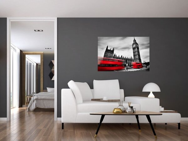 Slika - Londonski Houses of Parliament (90x60 cm)