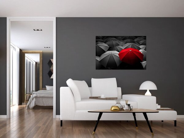 Slika otvorenih kišobrana (90x60 cm)