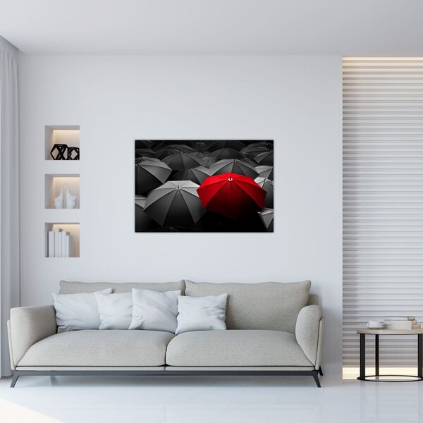 Slika otvorenih kišobrana (90x60 cm)