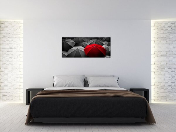 Slika otvorenih kišobrana (120x50 cm)