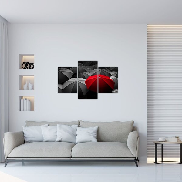 Slika otvorenih kišobrana (90x60 cm)