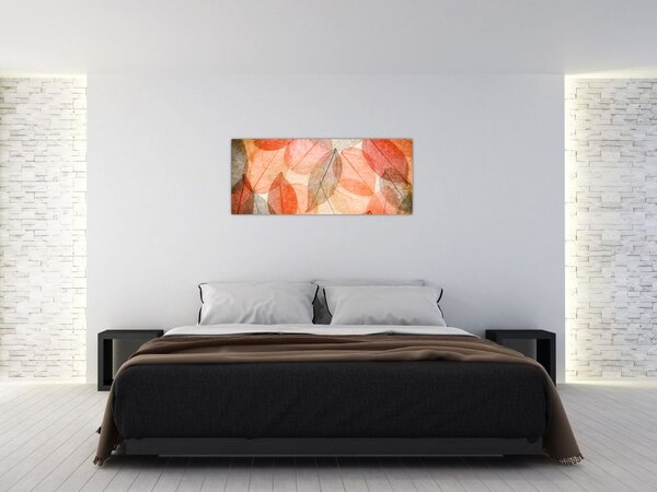 Slika naslikanog jesenskog lišća (120x50 cm)
