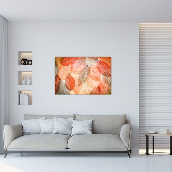 Slika naslikanog jesenskog lišća (90x60 cm)