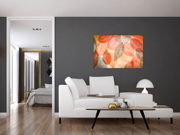 Slika naslikanog jesenskog lišća (90x60 cm)