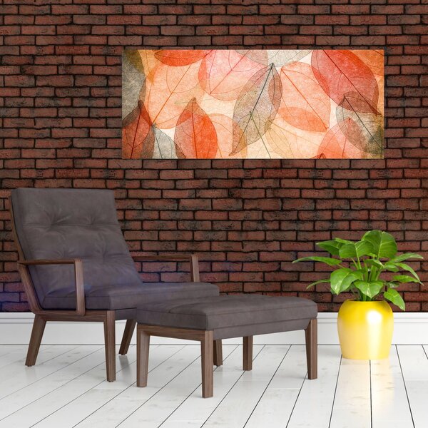Slika naslikanog jesenskog lišća (120x50 cm)