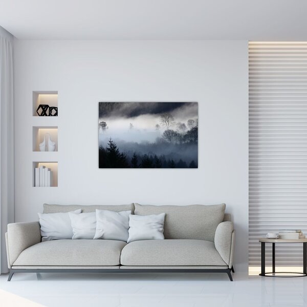 Slika magle nad šumom (90x60 cm)