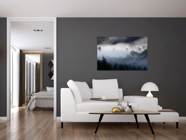 Slika magle nad šumom (90x60 cm)
