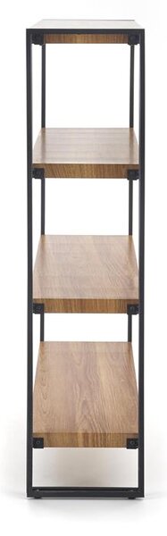 Zondo.hr Regal Booker (prirodno drvo + crna). 1048613