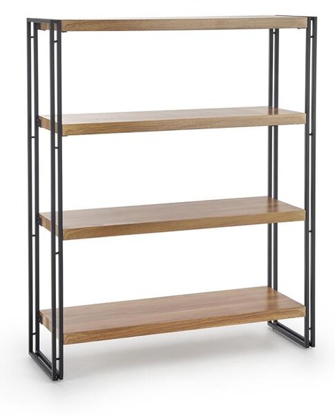 Zondo.hr Regal Booker (prirodno drvo + crna). 1048613