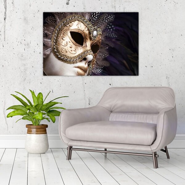 Slika skulpture s maskom (90x60 cm)