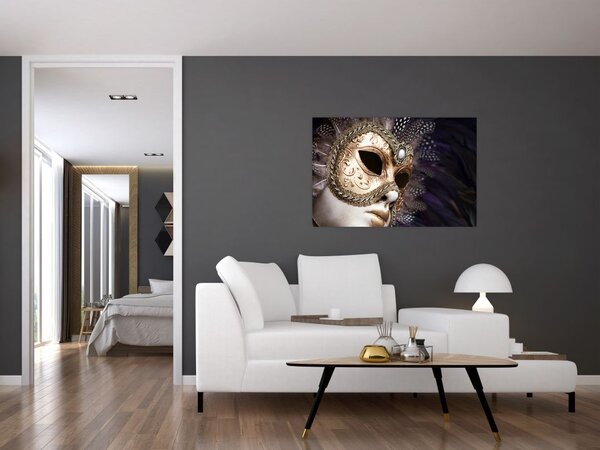 Slika skulpture s maskom (90x60 cm)