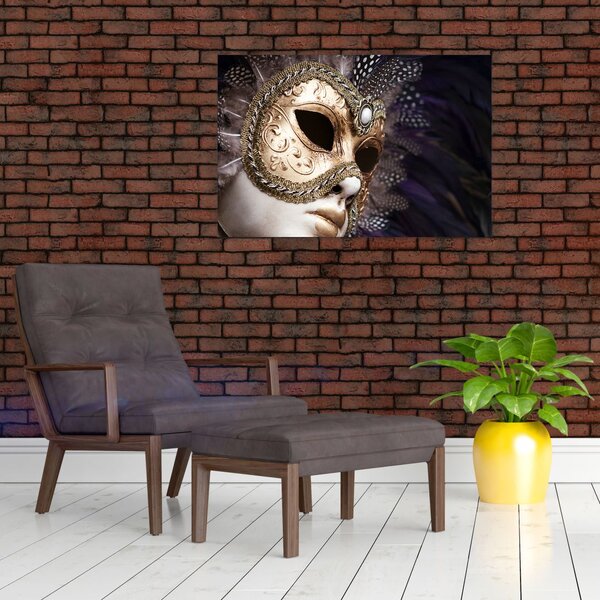 Slika skulpture s maskom (90x60 cm)