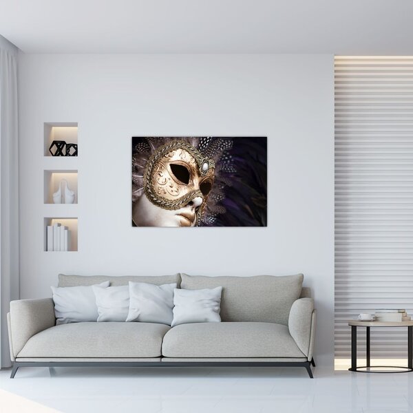 Slika skulpture s maskom (90x60 cm)