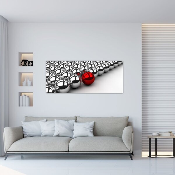 Slika sjajnih kugli (120x50 cm)