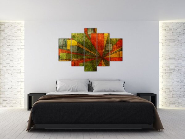 Slika geometrijske apstrakcije (150x105 cm)