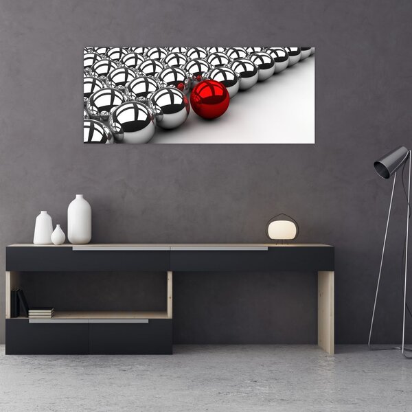 Slika sjajnih kugli (120x50 cm)