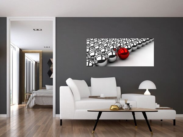 Slika sjajnih kugli (120x50 cm)