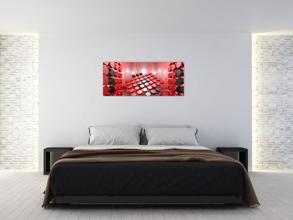 Slika apstrakcije dugmadi (120x50 cm)