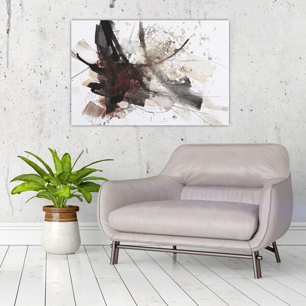 Slika slikane apstrakcije (90x60 cm)