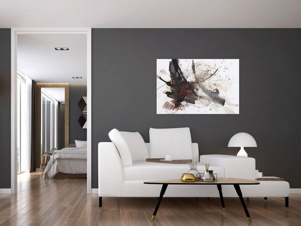 Slika slikane apstrakcije (90x60 cm)
