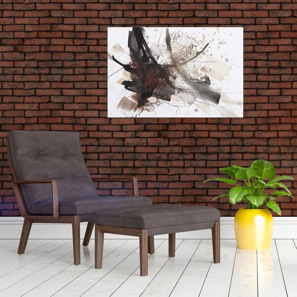 Slika slikane apstrakcije (90x60 cm)