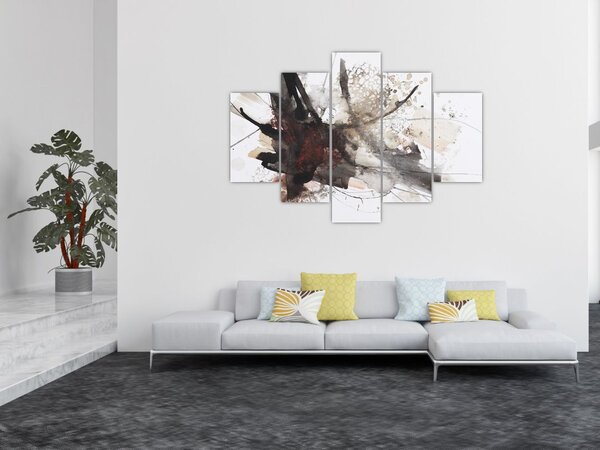 Slika slikane apstrakcije (150x105 cm)