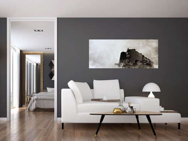 Slikanje - Vlak u magli (120x50 cm)